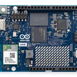 Kūrimo plokštė UNO Q 2 GB RAM, 16 GB eMMC, Wi-Fi 5 + BT 5.1 – Arduino UNO Q ABX00162